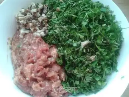Make The meat dumplings step 1