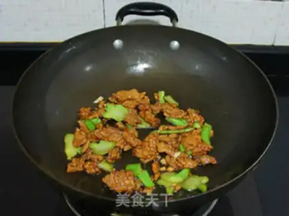 Make Orchid fried meat step 9