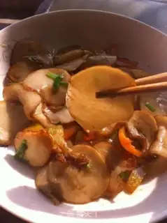 Make Apricot mushroom step 3