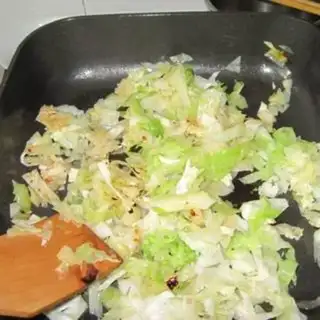 Make Bean cabbage step 2