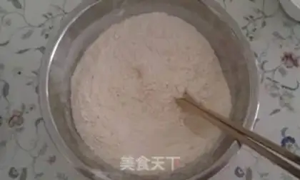 Make Corn buns step 1