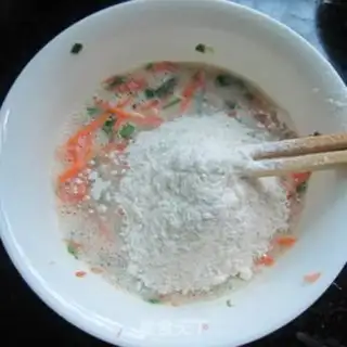 Make radish pancakes step 2