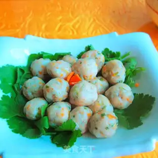 Make Vegetable fishballs step 6