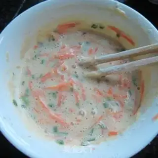 Make radish pancakes step 3