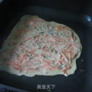 Make radish pancakes step 4