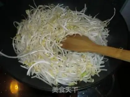 Make Clear the green bean bud step 2