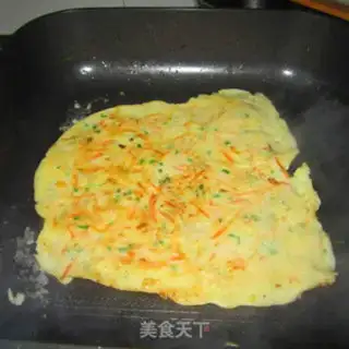 Make radish pancakes step 5