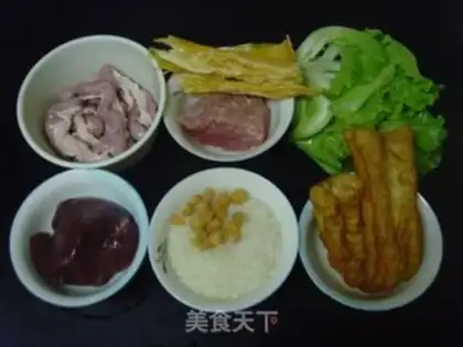 Make Qian Yuan and porridge step 0