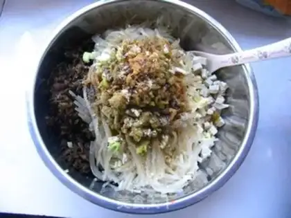 Make A bean plattered bun step 8
