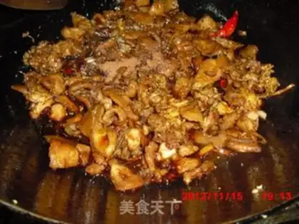 Make Garlic fried meat step 17
