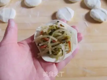Make A bean plattered bun step 10