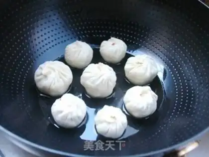 Make A bean plattered bun step 12