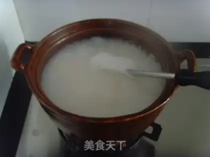 Make Qian Yuan and porridge step 8