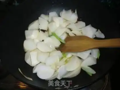 Make Lunch ham and radish step 5
