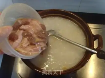 Make Qian Yuan and porridge step 11