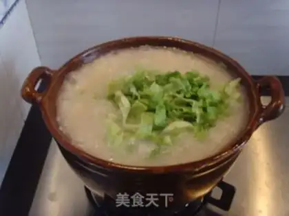 Make Qian Yuan and porridge step 12