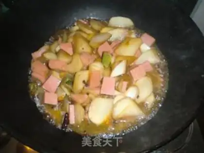 Make Lunch ham and radish step 8