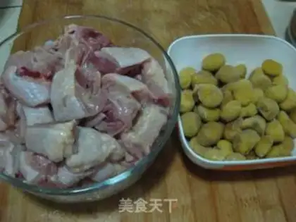 Make Chestnut chicken step 1