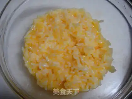 Make Orange gold buns step 1