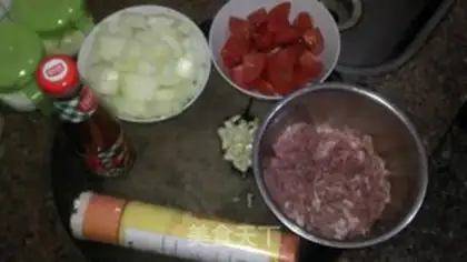 Make Peach noodles step 0