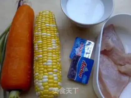 Make Chicken corn soup step 0