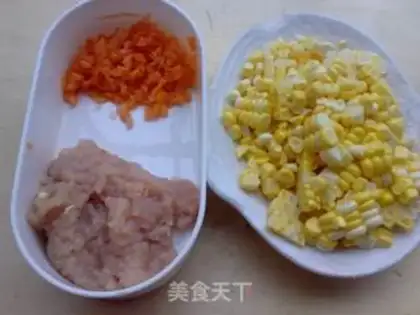 Make Chicken corn soup step 1