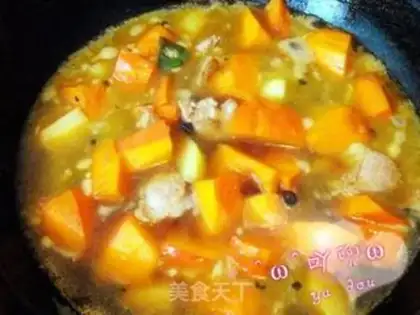 Make Pumpkin potatoes step 7