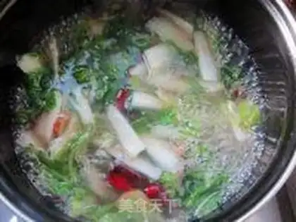 Make Chicken blood and cabbage soup step 7