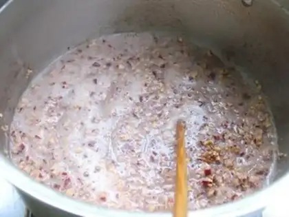 Make Red bean date cake step 3