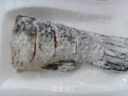 Make Red grassfish tail step 2