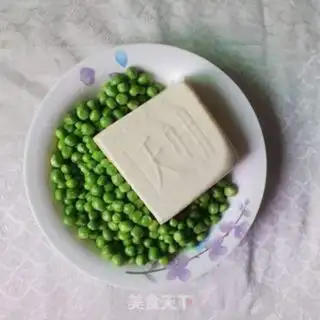 Make Peas and tofu step 0