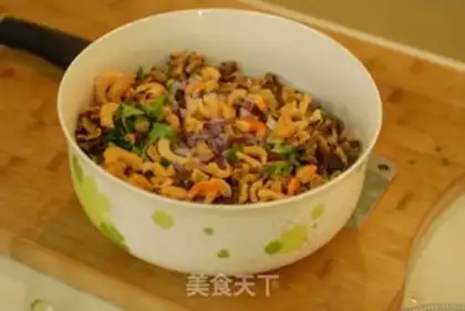 Make The rice intestines step 4