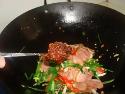 Make Scrambled tea geese step 11