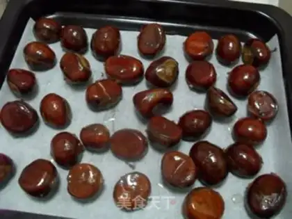 Make Sugar roasted chestnuts step 3