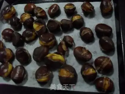 Make Sugar roasted chestnuts step 4