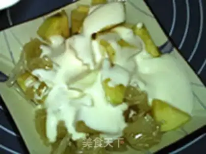 Make Peach yogurt salad step 10