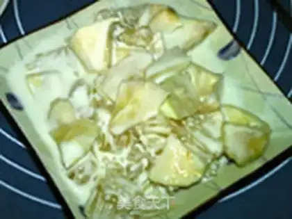 Make Peach yogurt salad step 11