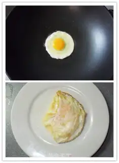 Make Tomato egg toast step 1