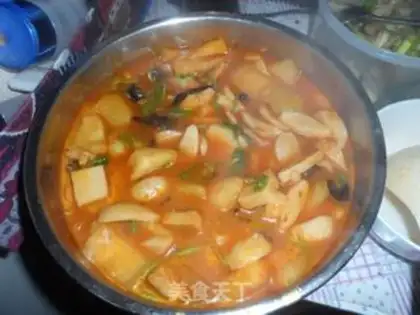 Make Korean hot sauce soup step 3