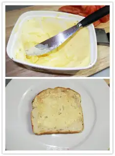 Make Tomato egg toast step 4