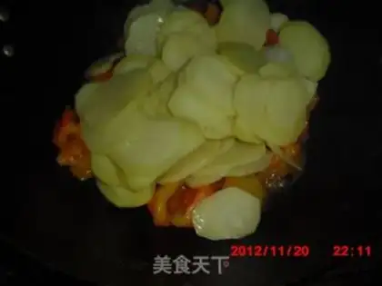 Make Tomato fried potatoes step 7