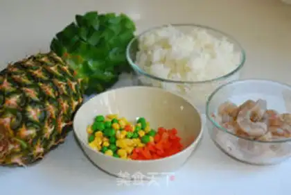 Make Shrimp pineapple step 0