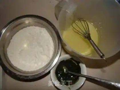 Make Marble. Tea cake step 1