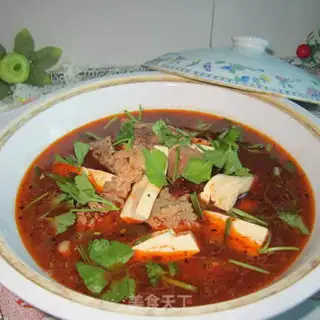 Make Spicy tofu duck soup step 9