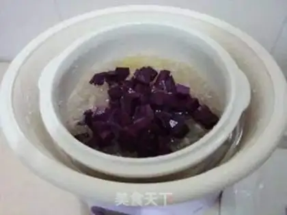 Make Purple potato silver ear soup step 4