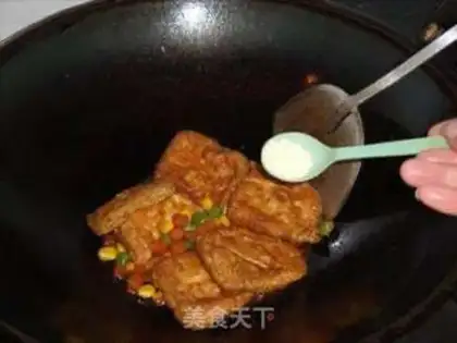 Make Red burning tofu step 11