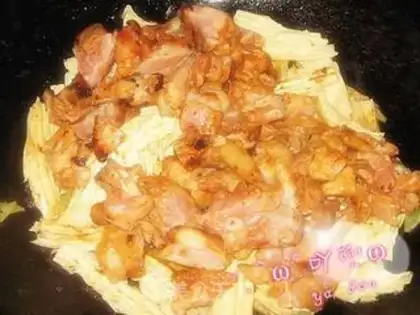 Make Red chicken leg rice step 10