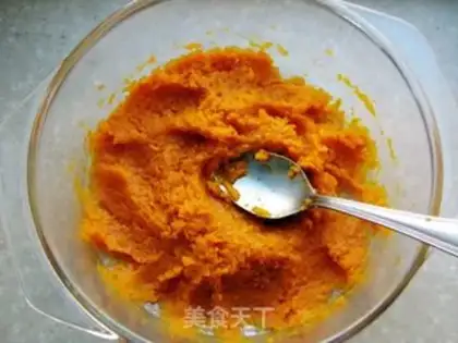 Make Pumpkin sesame cake step 2