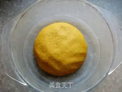 Make Pumpkin sesame cake step 4
