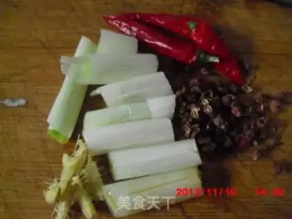 Make Red-burned fish head step 1